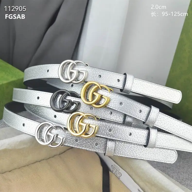 Gucci belt 20mmX95-125cm 8L02